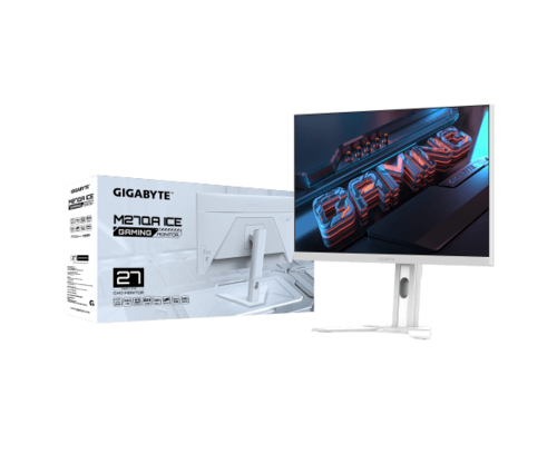 מסך גיימינג Gigabyte M27QA ICE 2K SS IPS 180Hz 1MS HDR USB KVM