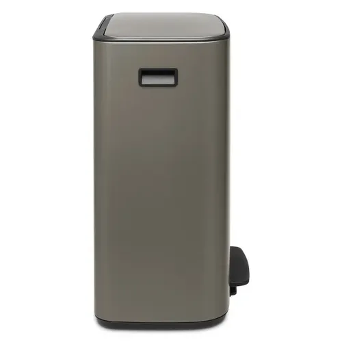 פח ברבנטיה למטבח 60 ליטר - Brabantia פלטינום מתוך קולקציית פחי אשפה למטבח (מבט נוסף) - קל לניקוי ותחזוקה לשמירה על מראה חדש ומבריק