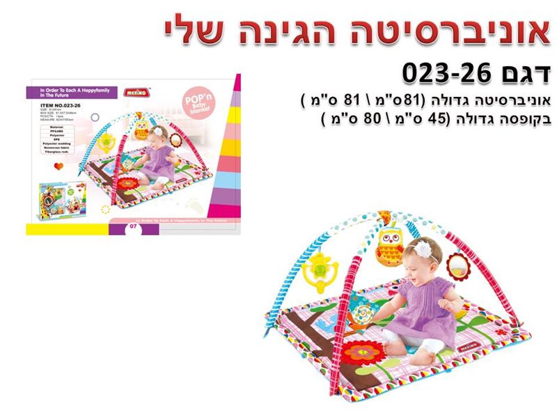 אוניברסיטה ומשטח פעילות הגינה שלי Baby Michel