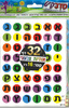 32 דפי מדבקות עגלות אותיות/ מדבקיט