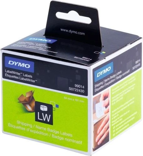 גליל מדבקות 54X101 לבן DYMO 99014