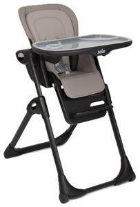 כסא אוכל מפואר לתינוק Mimzy Recline עם 3 מגשים וריפוד כפול - Hazelnut