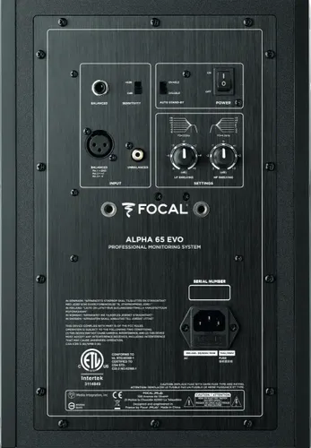 מוניטור אולפני Focal Alpha 65 Evo