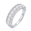טבעת שורת יהלומים מלבניים 2.15CT זהב 14K