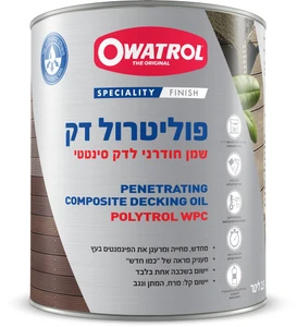 פוליטרול דק - שמן חודרני מחייה לדק סינטטי Polytrol WPC מבית Owatrol