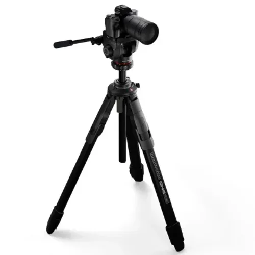 קיט חצובת אלומיניום וראש וידאו פתיחה מהירה Manfrotto One + 500X