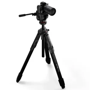 קיט חצובת אלומיניום וראש וידאו פתיחה מהירה Manfrotto One + 500X