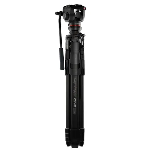 קיט חצובת אלומיניום וראש וידאו פתיחה מהירה Manfrotto One + 500X