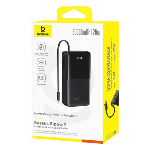 מטען נייד Baseus Bipow 2 Digital עוצמה חכמה בכל מקום