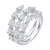 טבעת  ספירלת יהלומים 1.89CT זהב 14K