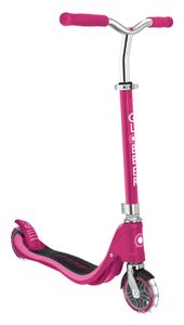 קורקינט לילדים ונוער פלואו FLOW 125 אורות בגלגלים ומשטח מחוזק תלת שכבתי - ורוד RUBY