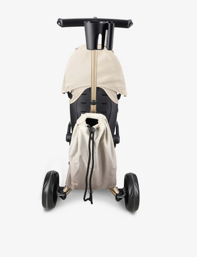 תלת אופן מתקפל 7 ב-1 בעל משענת מתכווננת MINENE X QPLAY צבע בז'