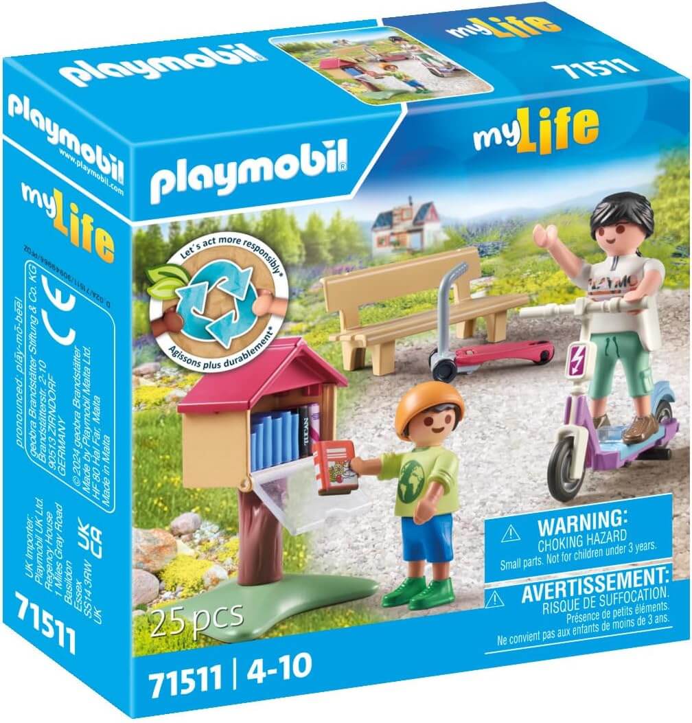 משחק פליימוביל קופסת ספרים עם אם וילד לגילאי 4+