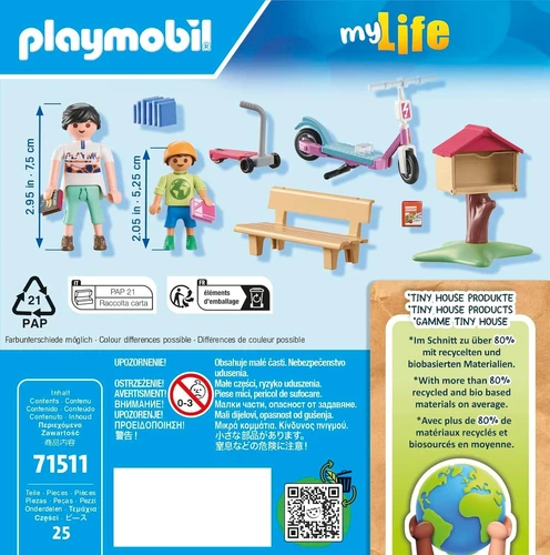 משחק פליימוביל קופסת ספרים עם אם וילד לגילאי 4+