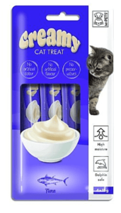 אמפט שלוק לחתול טונה קרימי 60 גרם | M-PETS Creamy Cat | מולי חיות מחמד