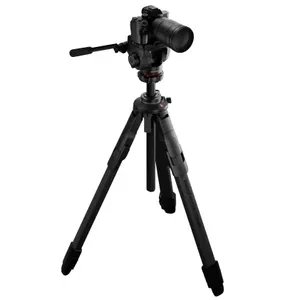 קיט חצובת סיבי פחמן וראש וידאו פתיחה מהירה Manfrotto One + 500X