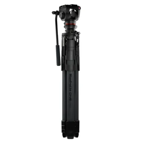 קיט חצובת סיבי פחמן וראש וידאו פתיחה מהירה Manfrotto One + 500X