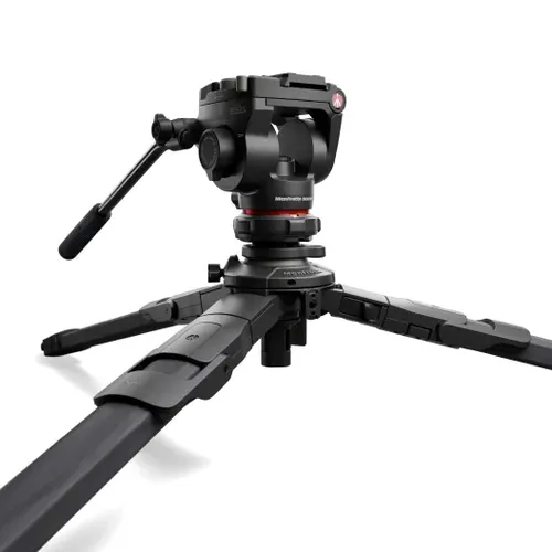 קיט חצובת סיבי פחמן וראש וידאו פתיחה מהירה Manfrotto One + 500X
