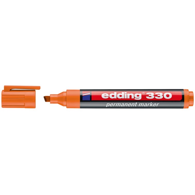 טוש פרמננט 330 טיפ קטום 1-5 מ"מ EDDING כתום