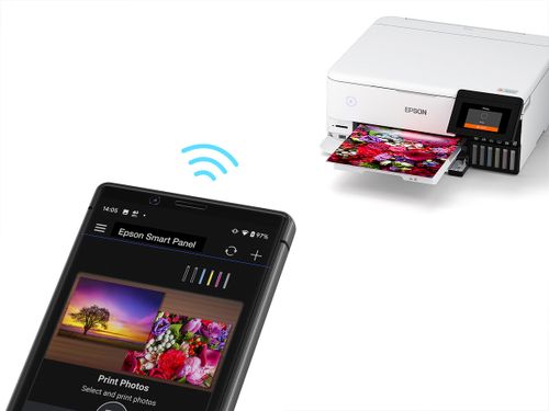 מדפסת ‏הזרקת דיו Epson EcoTank L8160 
