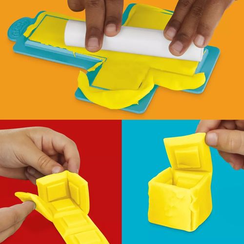 ערכה ליצירה בבצק עם שלל אביזרים ו 5 מיכלי בצק צבעוני - יוצרים עוגיות