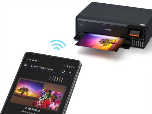 מדפסת ‏הזרקת דיו ‏פוטו Epson EcoTank L8180 אפסון
