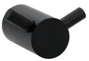 מתלה מגבת כפול עגול שחור 1306