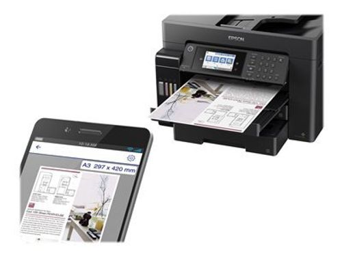 מדפסת צבע משולבת EPSON ECOTANK L15150‎ A3