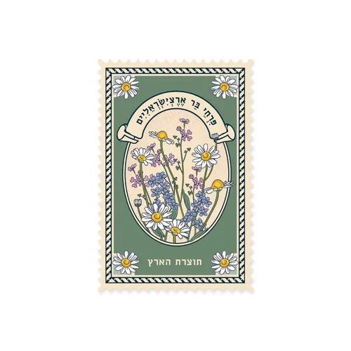גלויה - Blooming Chrysanthemum