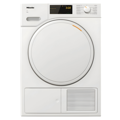 מייבש כביסה 8 ק”ג כולל משאבת חום Miele מילה TWC220WP