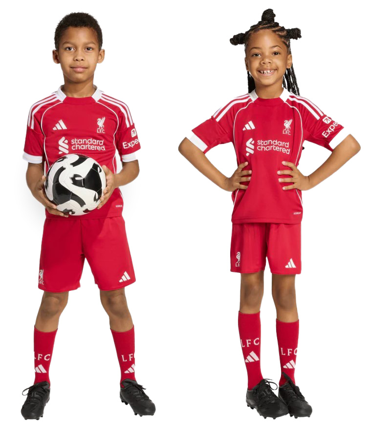 סט ליברפול אדידס  adidas Liverpool FC 25/26 Home Mini Kit | ילדים