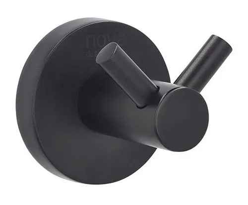 וו תליה כפול דגם MY54-2 שחור מט