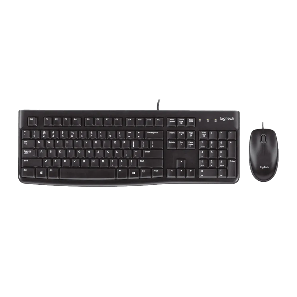 סט מקלדת ועכבר Desktop MK120 Logitech