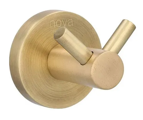וו תליה כפול דגם MY54-2 זהב מט