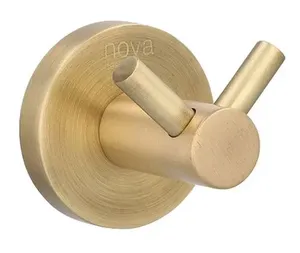 וו תליה כפול דגם MY54-2 זהב מט