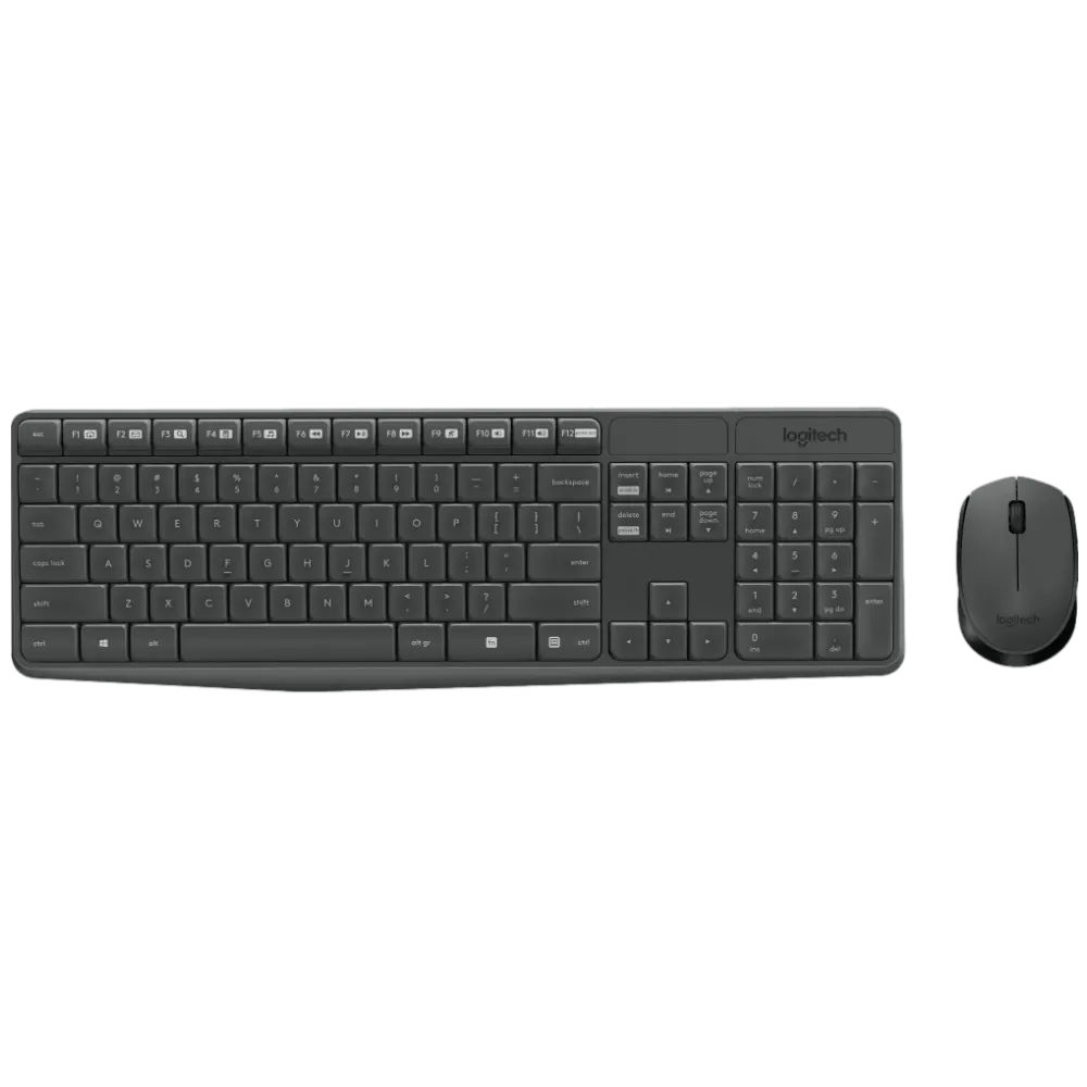 סט מקלדת ועכבר אלחוטיים Logitech MK235