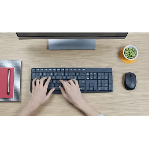 סט מקלדת ועכבר אלחוטיים Logitech MK235