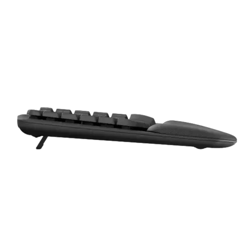מקלדת ארגונומית אלחוטית Logitech WAVE KEYS-בצבע שחור