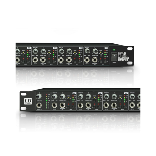 מגבר אוזניות LD Systems LDHPA6 חיבור ל-6 אוזניות