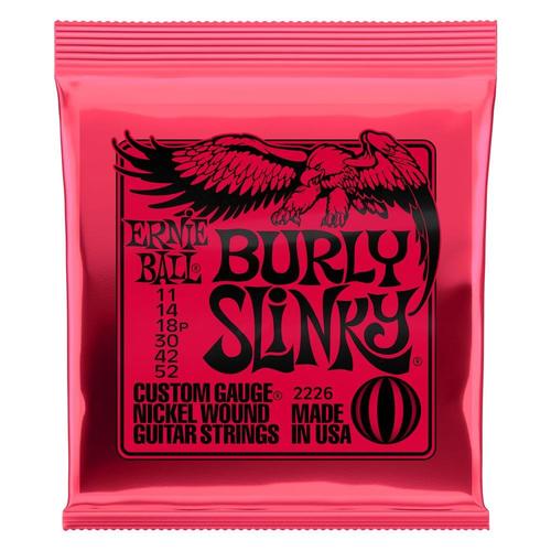 סט מיתרים לגיטרה חשמלית Ernie Ball 2226 Burly Slinky Nickel Wound 11-52