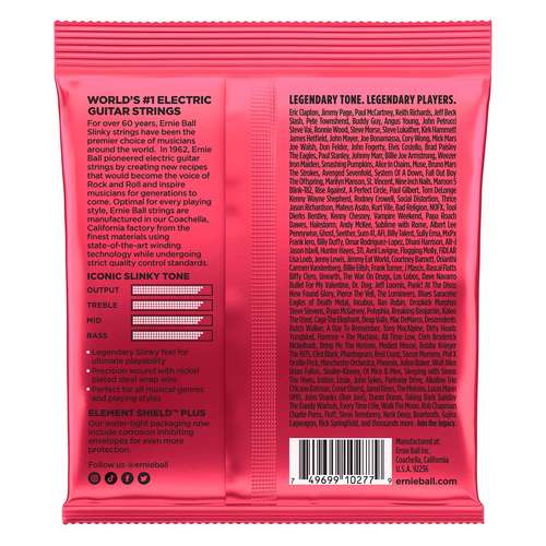 סט מיתרים לגיטרה חשמלית Ernie Ball 2226 Burly Slinky Nickel Wound 11-52