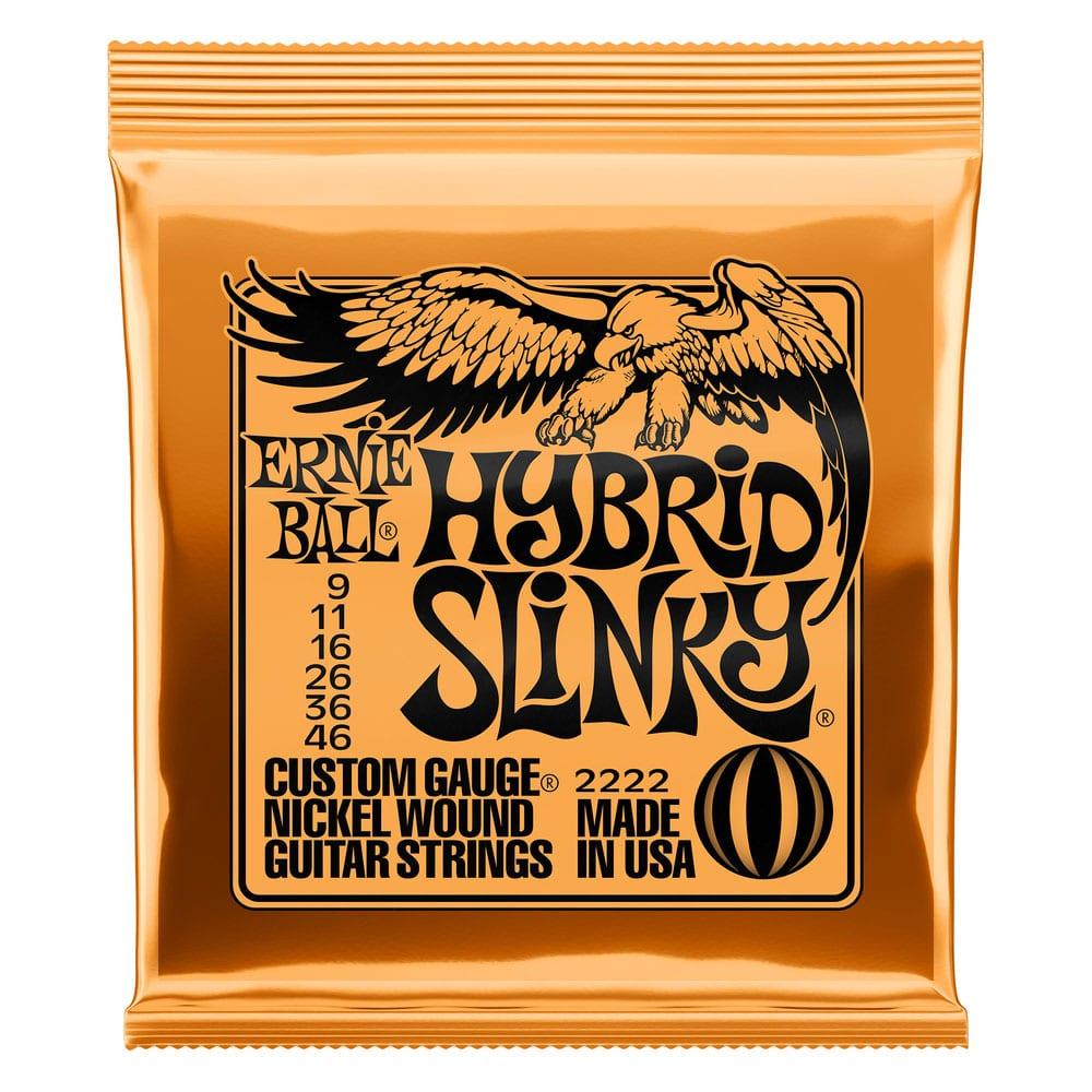 סט מיתרים לגיטרה חשמלית Ernie Ball 2222 Hybrid Slinky Nickel Wound 9-46