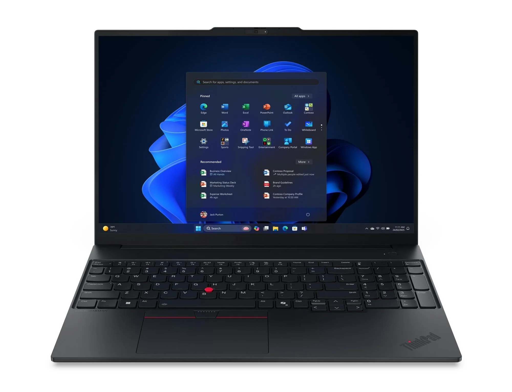 מחשב נייד LENOVO E16 G3 Ultra 5 225U | 8GB | 256GB | Win11Pro | 3Y