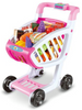 עגלת קניות / סופר לילדים עם אורות וצלילים ו 41 אביזרי משחק - ורוד/לבן
