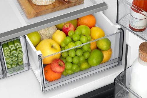 מקרר 4 דלתות 648 ליטר Samsung BeSpoke RM70F63REW Kitchen Fit - צבע לבן