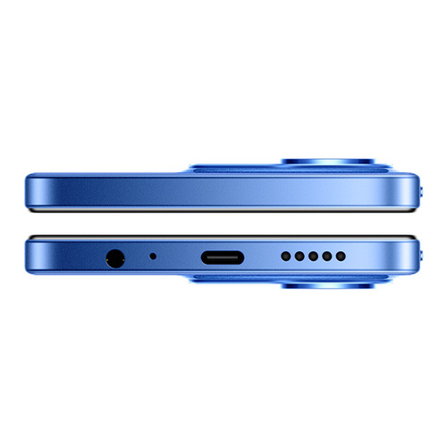 Xiaomi Redmi 15C – חיבורים תחתונים וחיבור אוזניות 3.5 מ״מ בצבע כחול