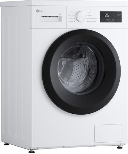  מכונת כביסה 8 ק''ג LG F84N15WHS עם אדים ומנוע Direct Drive