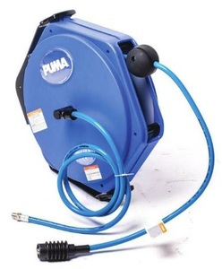 גלגלת מים מקצועית + צינור השקייה 15 מטר PUMA