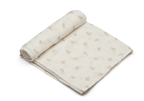 חיתול גדול מעוצב מבמבוק 120X120 - פריחת הכלנית- nino נינו