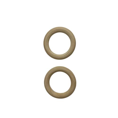 עץ עגול למקרמה 2 יחידות 5 ס